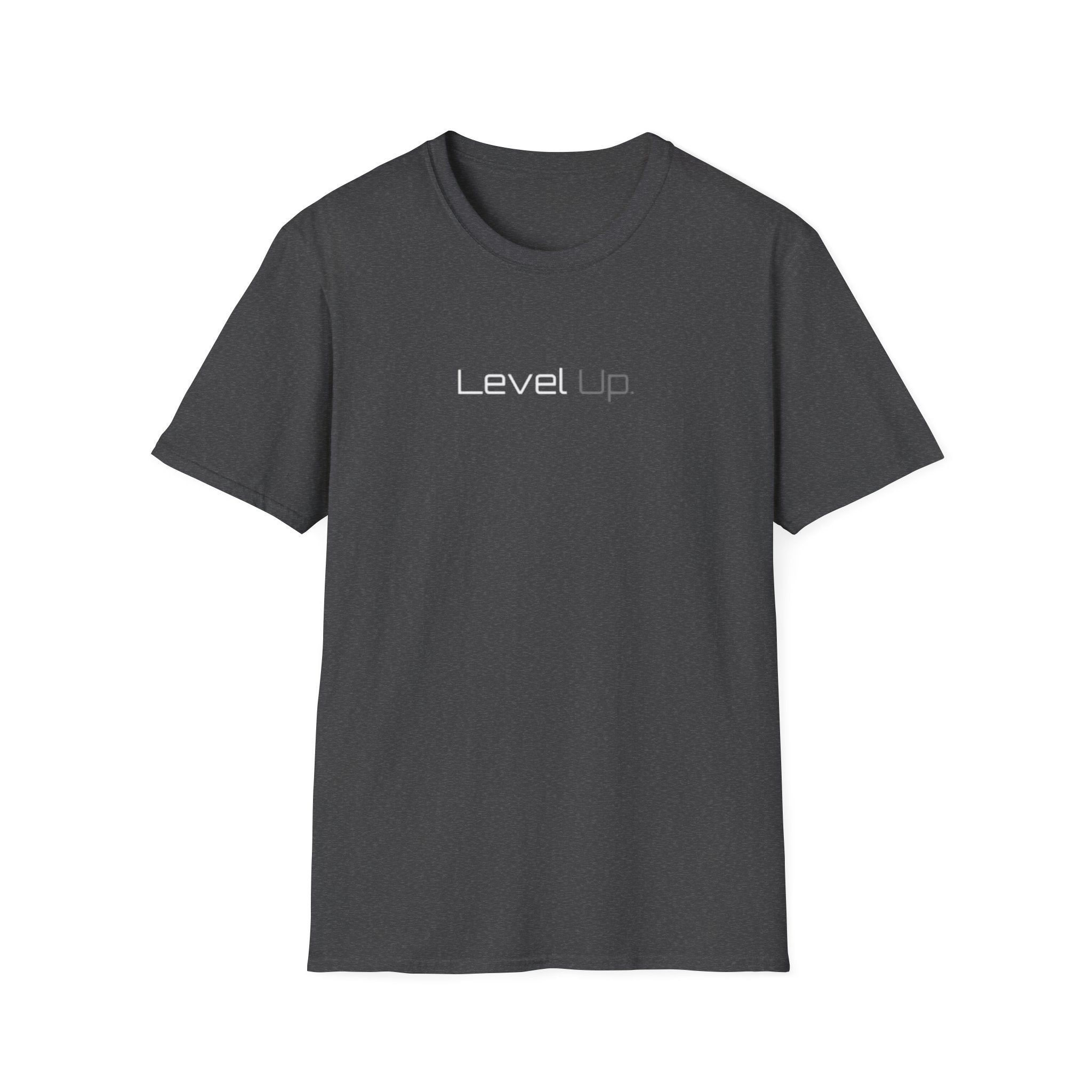 Elevate Your Style: Unisex Softstyle T-Shirt Featuring 'Level Up' Design, Gaming Apparel, Casual Wear, Gift for Gamers, Comfortable Tee