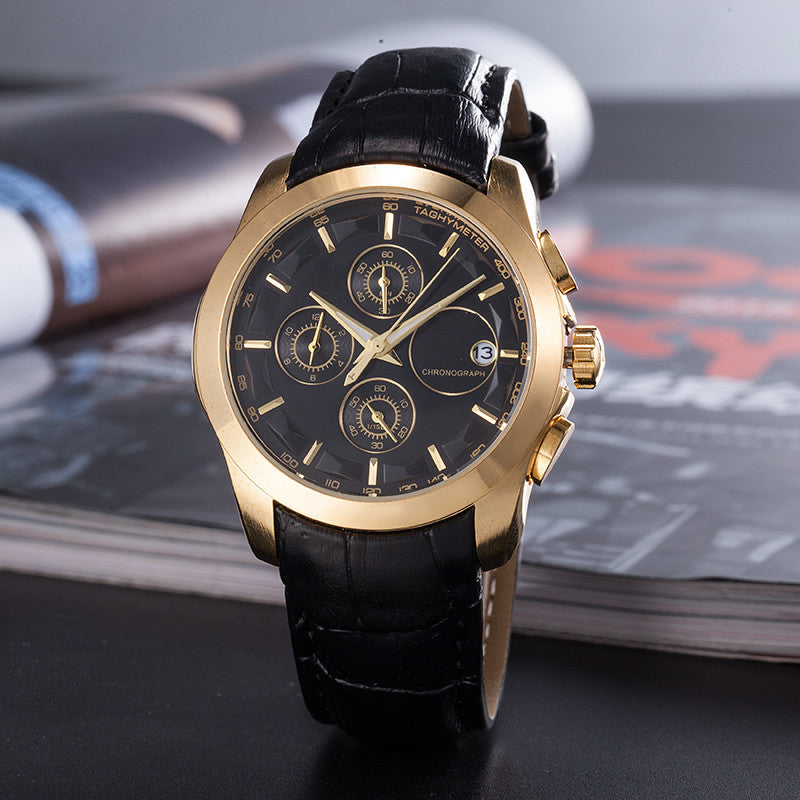 Trade Quartz 6-pin Quartz Seconds Running Watch