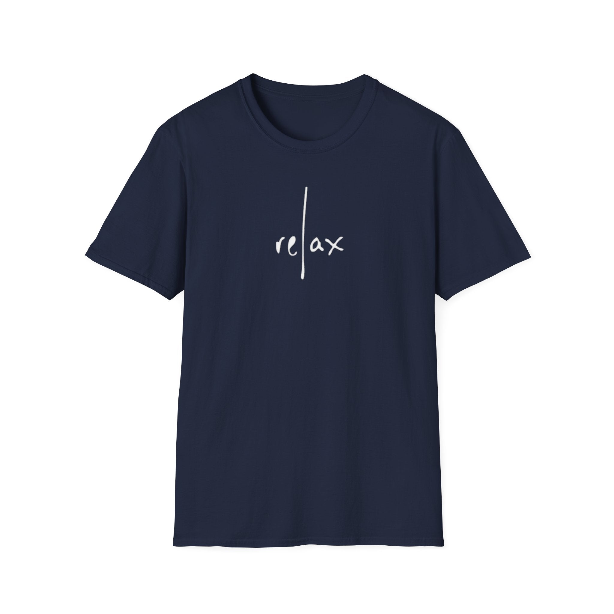 Relax Unisex Softstyle T-Shirt - Casual Comfort Tee, Chill Day Outfit, Gift for Friends, Relaxation Apparel, Weekend Wear