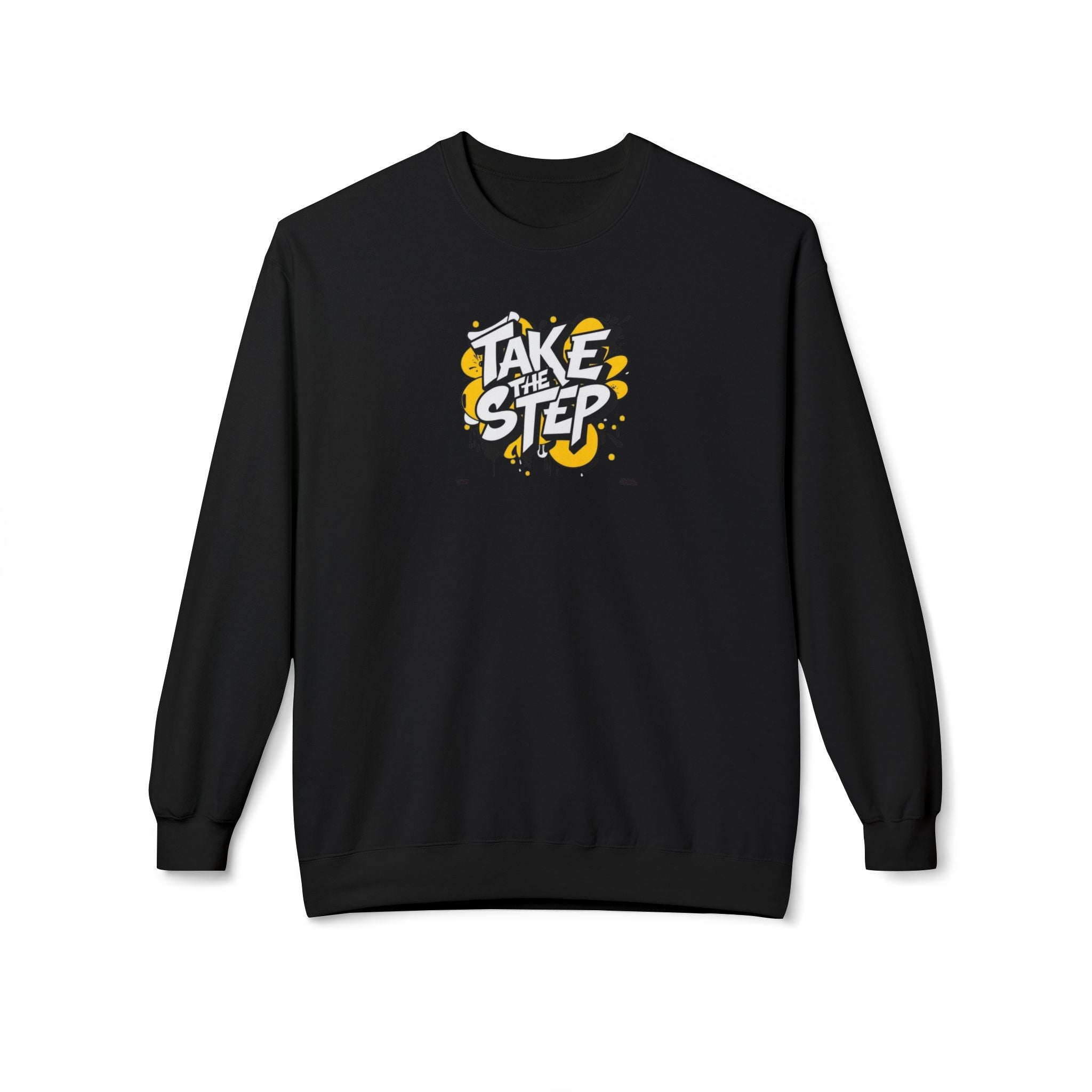 Take the Step Crewneck Sweatshirt — Motivational Graphic Crewneck