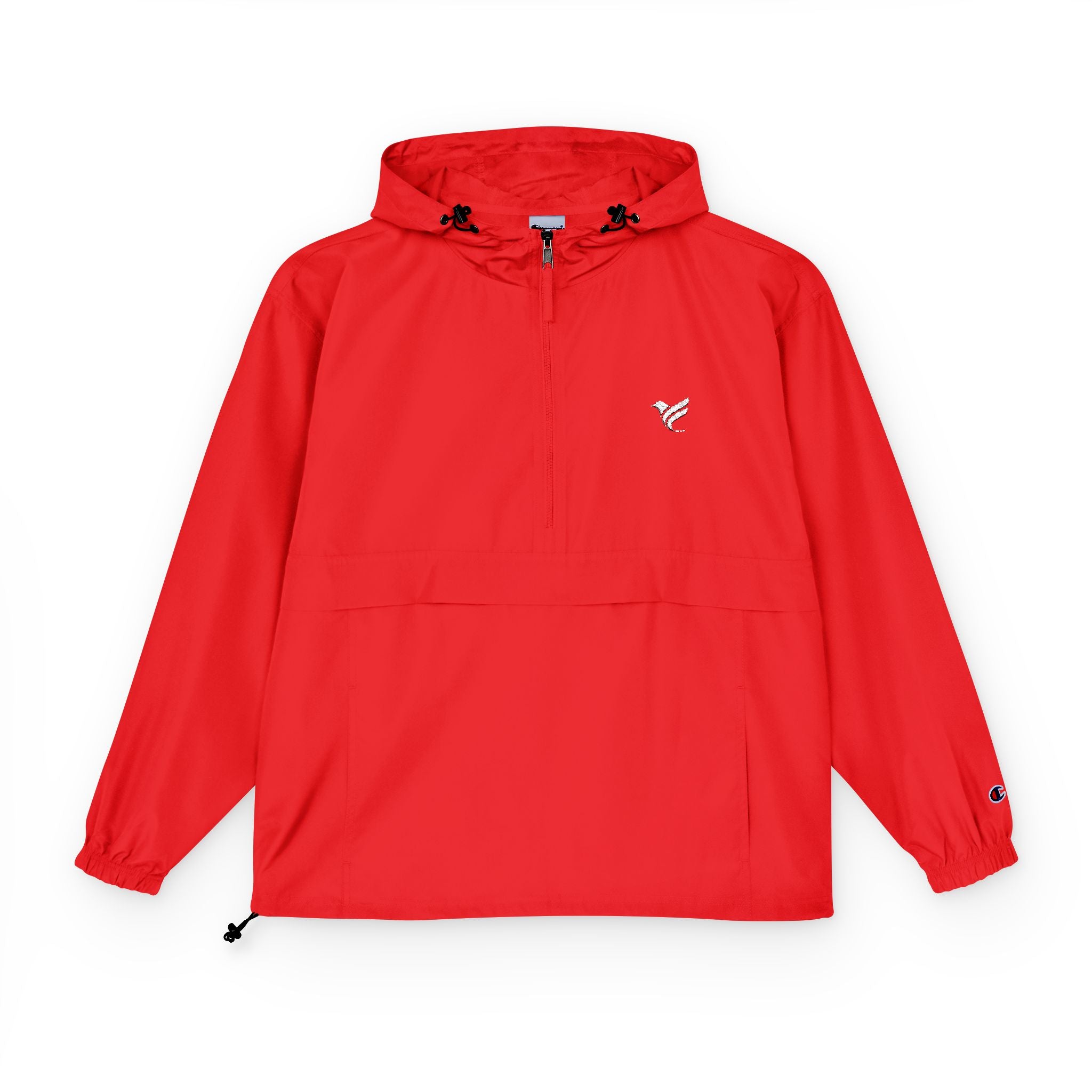 Packable Anorak Jacket – Navy Windbreaker with Subtle Logo