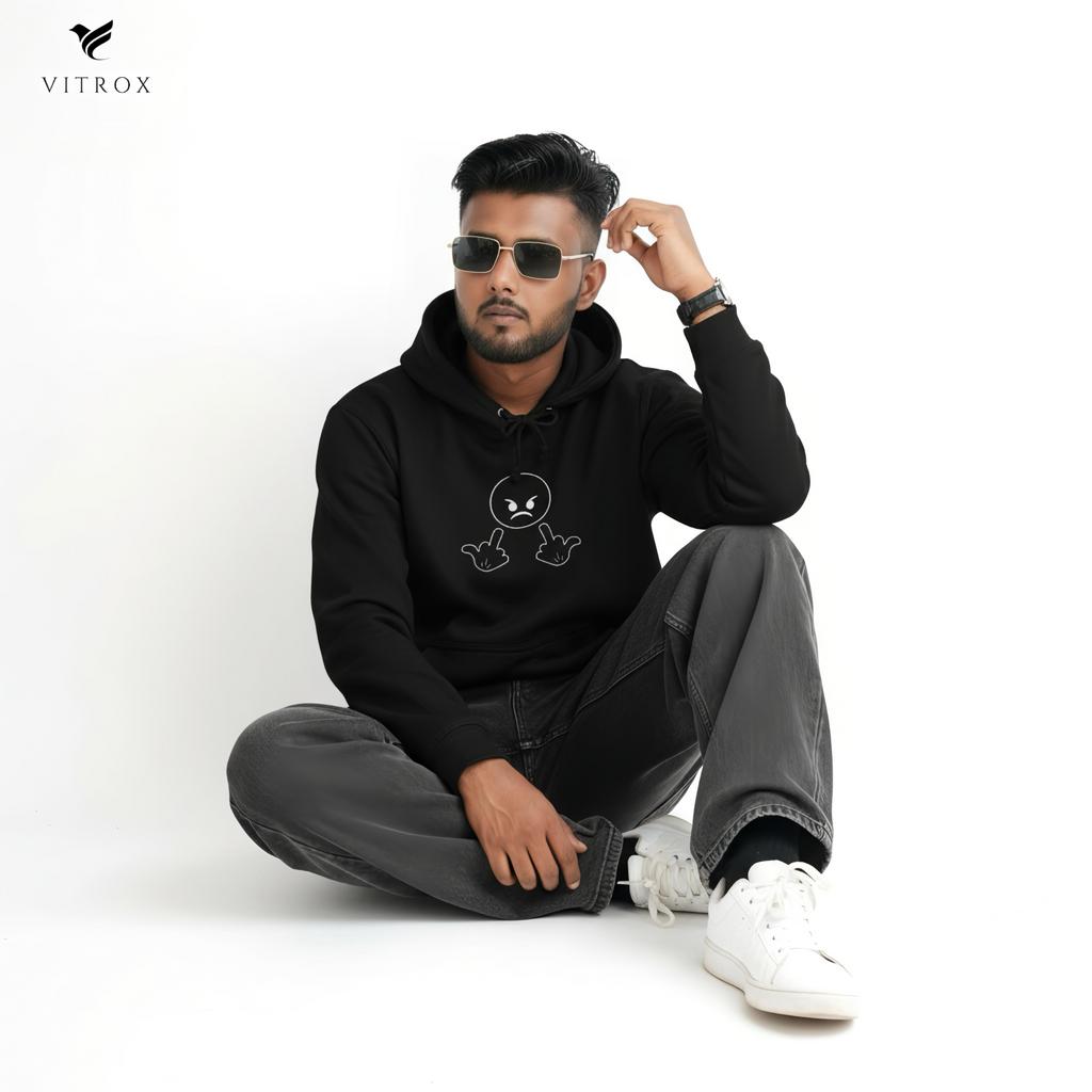 Edgy Graphic Hoodie, Unisex Casual Wear, Street Style Sweatshirt, Unique Gift for Him/Her, Cool Hoodie for Everyday